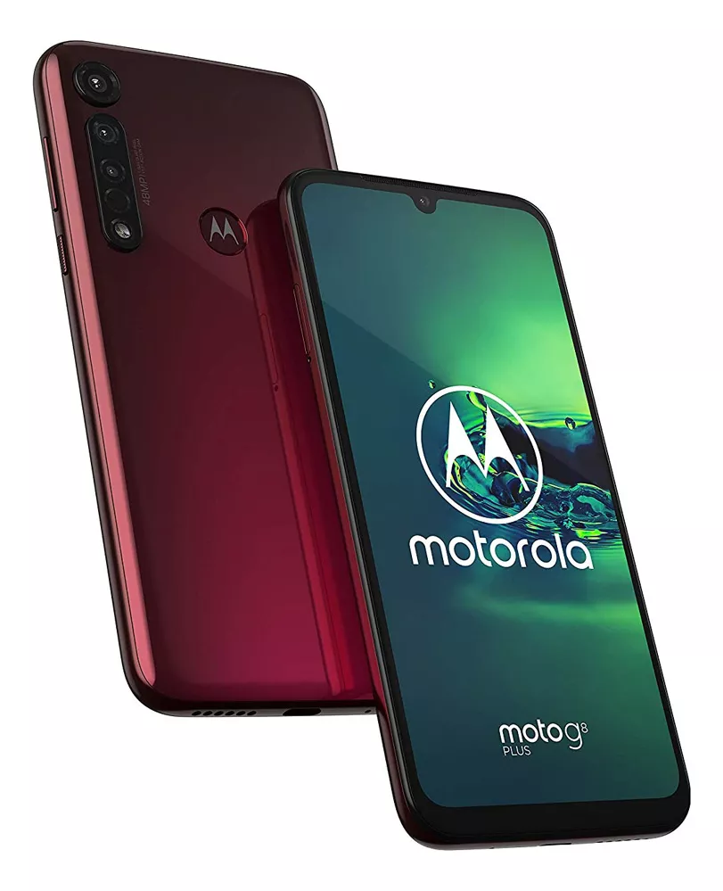 Motorola G8 plus. módulo. Portada